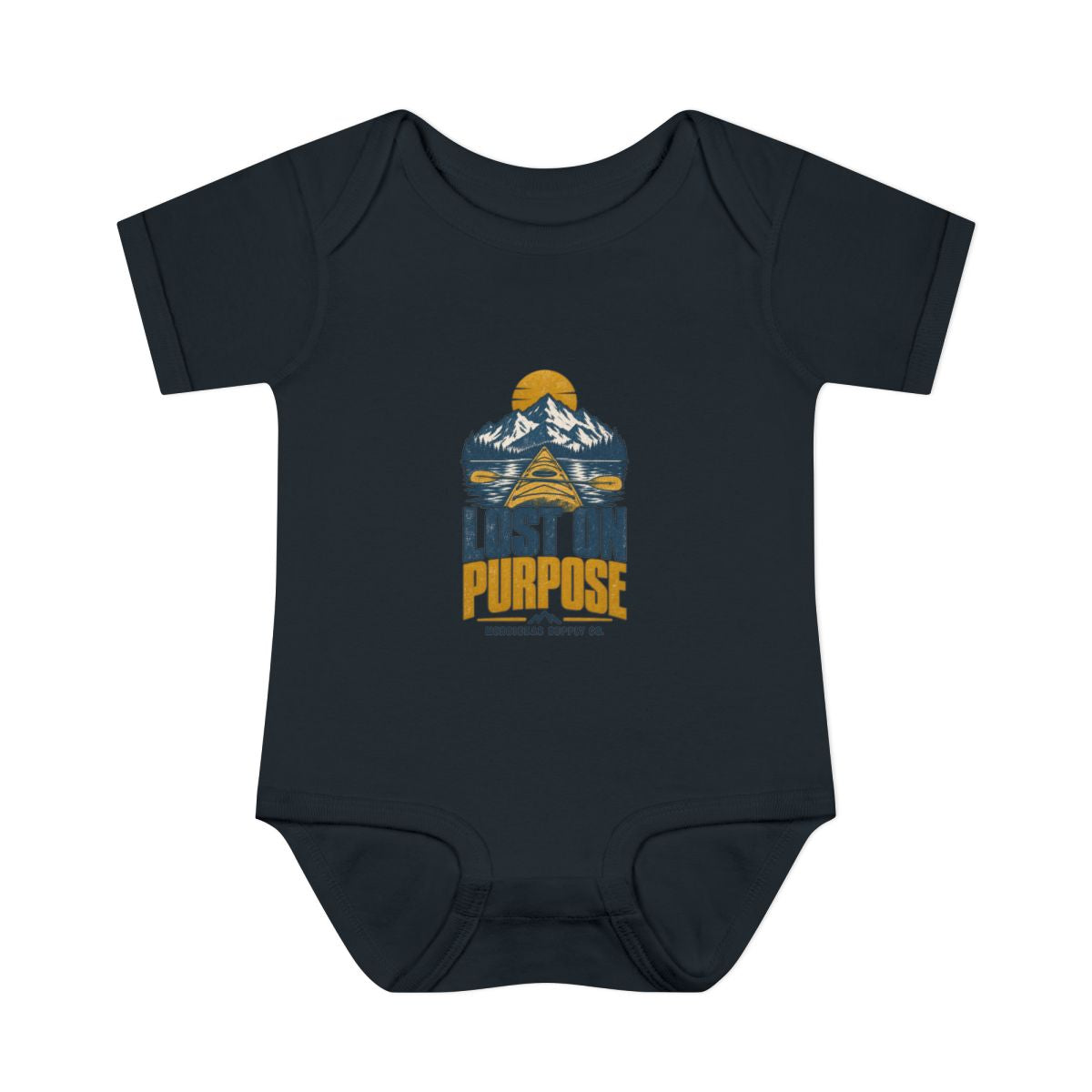 Lost On Purpose Baby Onesie