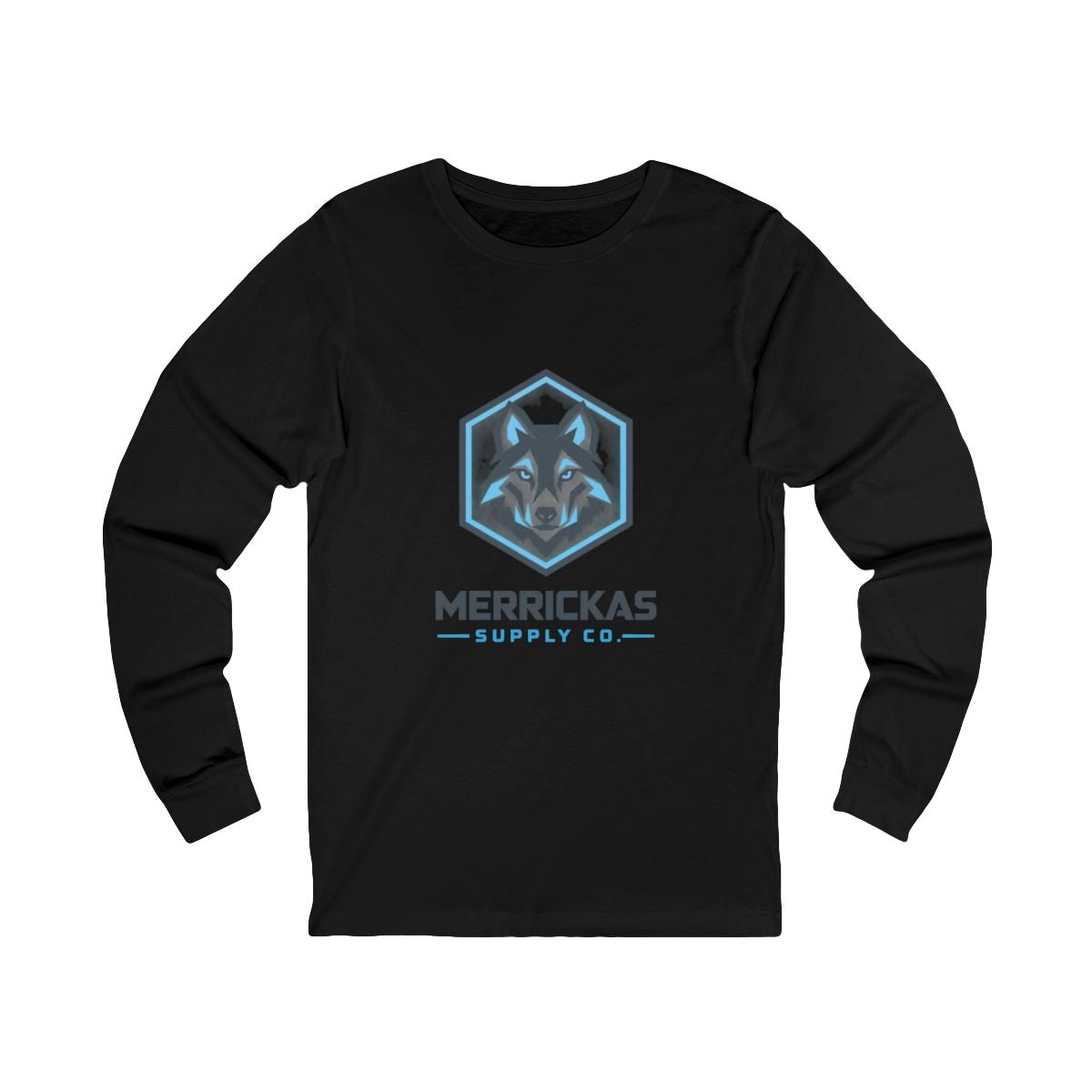 Merrickas Geo Wolf Long Sleeve Tee