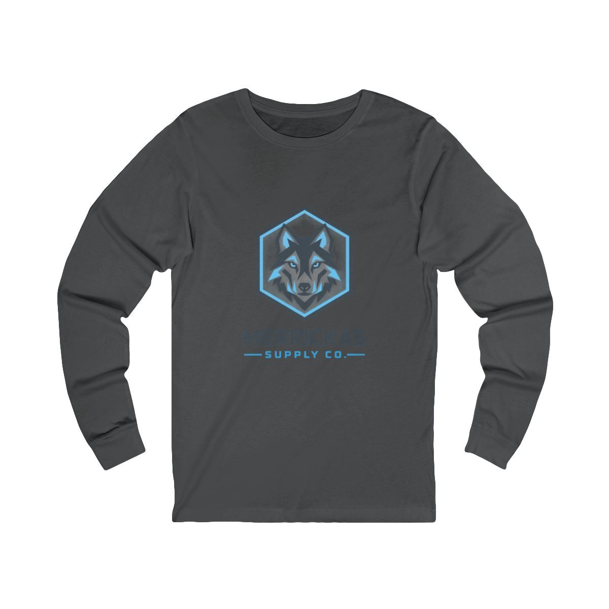Merrickas Geo Wolf Long Sleeve Tee