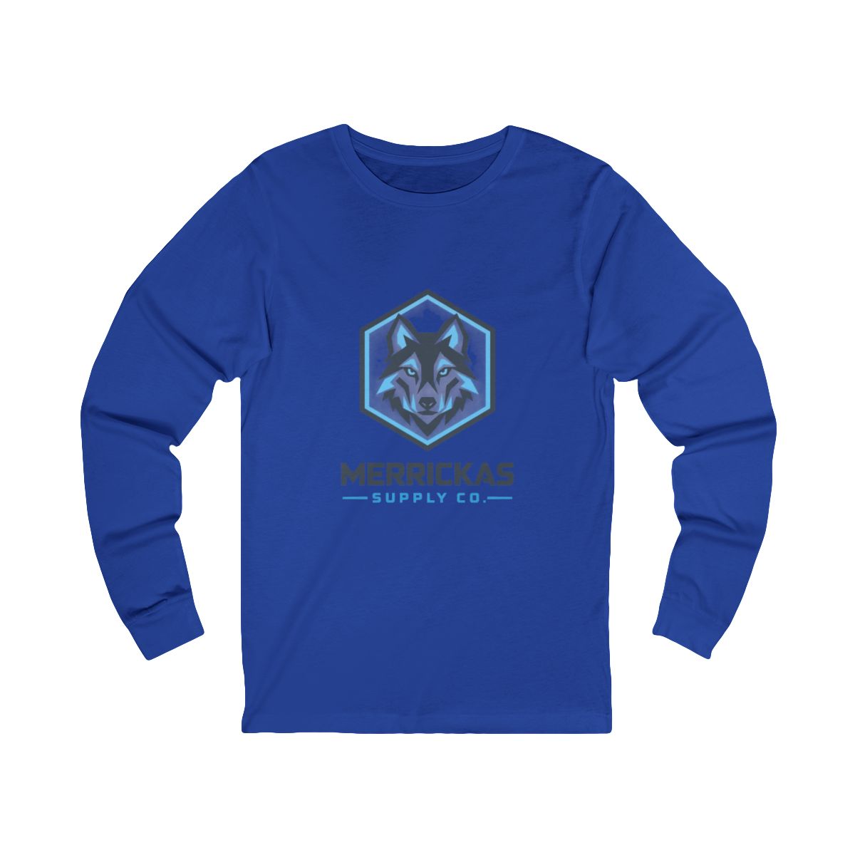 Merrickas Geo Wolf Long Sleeve Tee