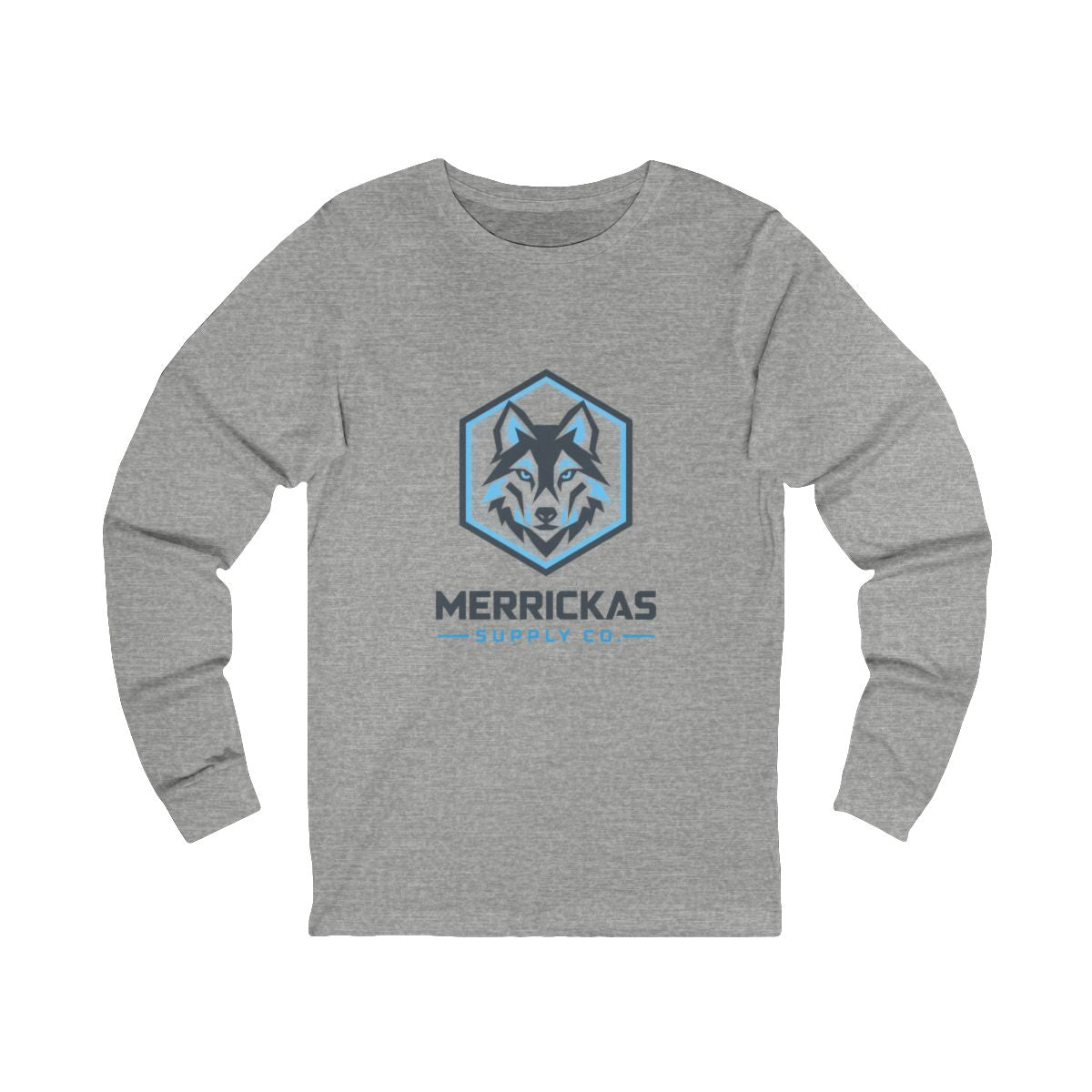 Merrickas Geo Wolf Long Sleeve Tee