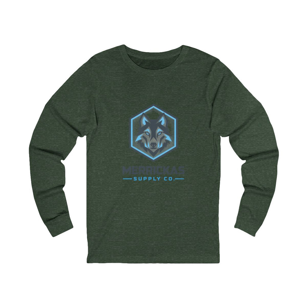 Merrickas Geo Wolf Long Sleeve Tee