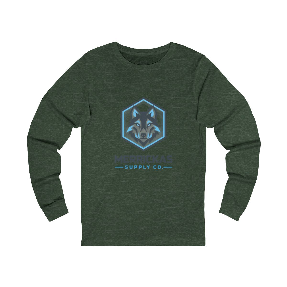 Merrickas Geo Wolf Long Sleeve Tee