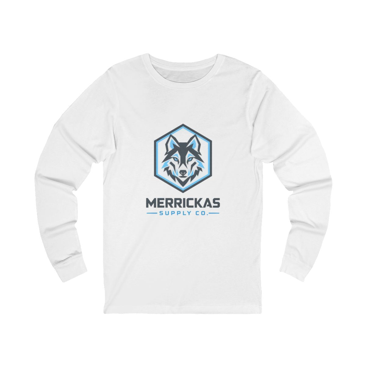 Merrickas Geo Wolf Long Sleeve Tee
