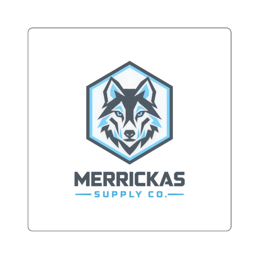 Merrickas Geo Wolf Sticker