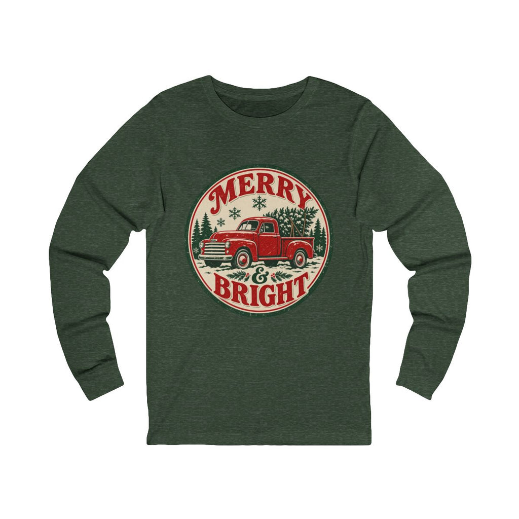 Merry & Bright Long Sleeve Tee