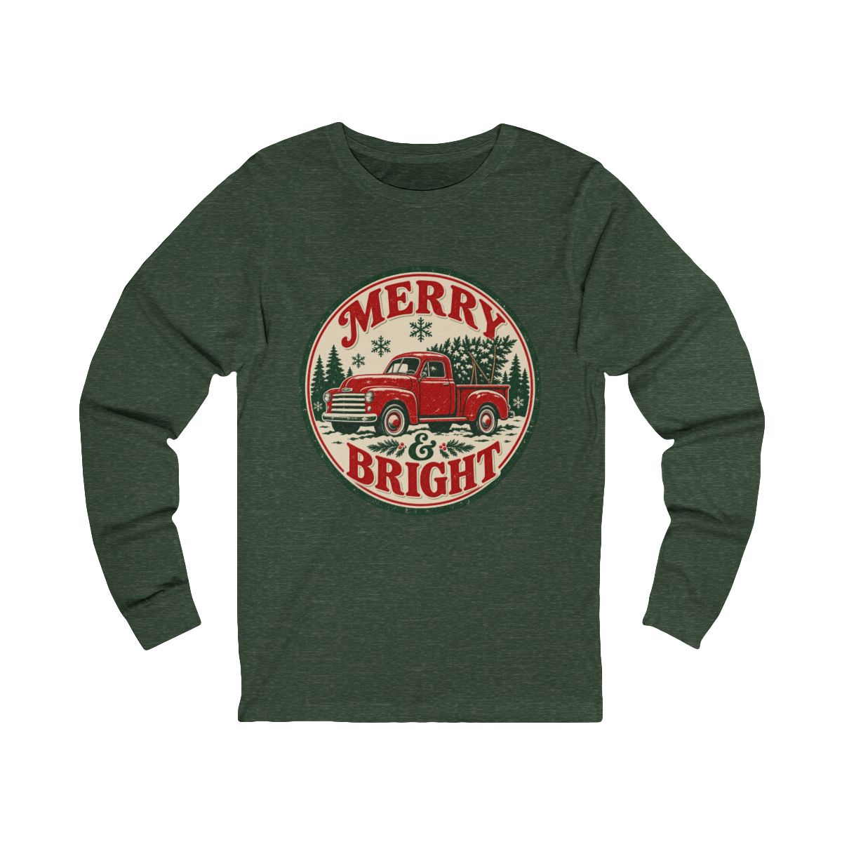 Merry & Bright Long Sleeve Tee