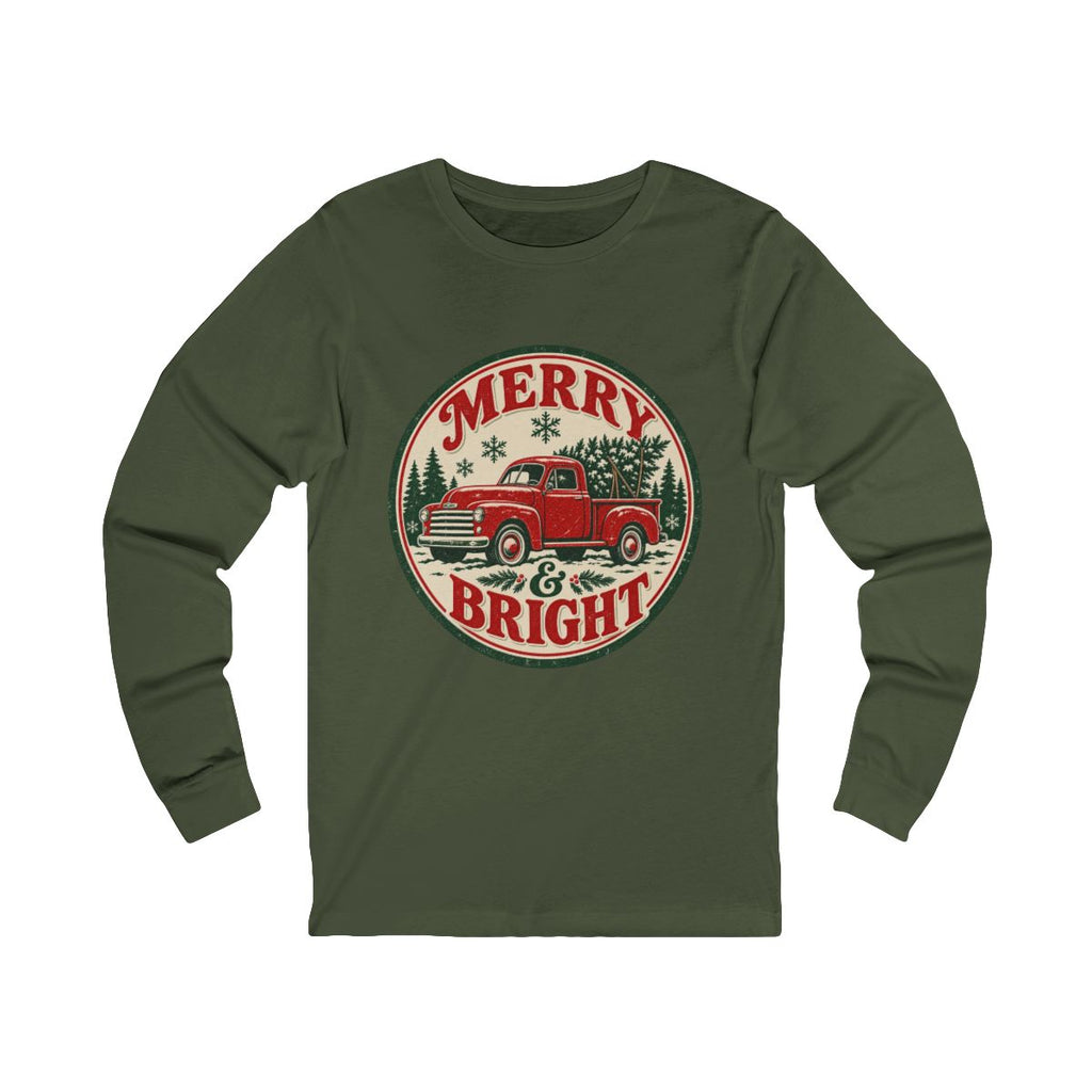 Merry & Bright Long Sleeve Tee
