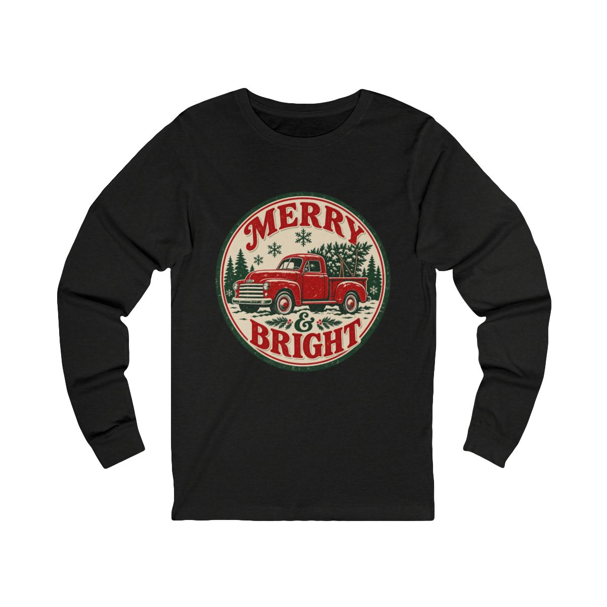Merry & Bright Long Sleeve Tee