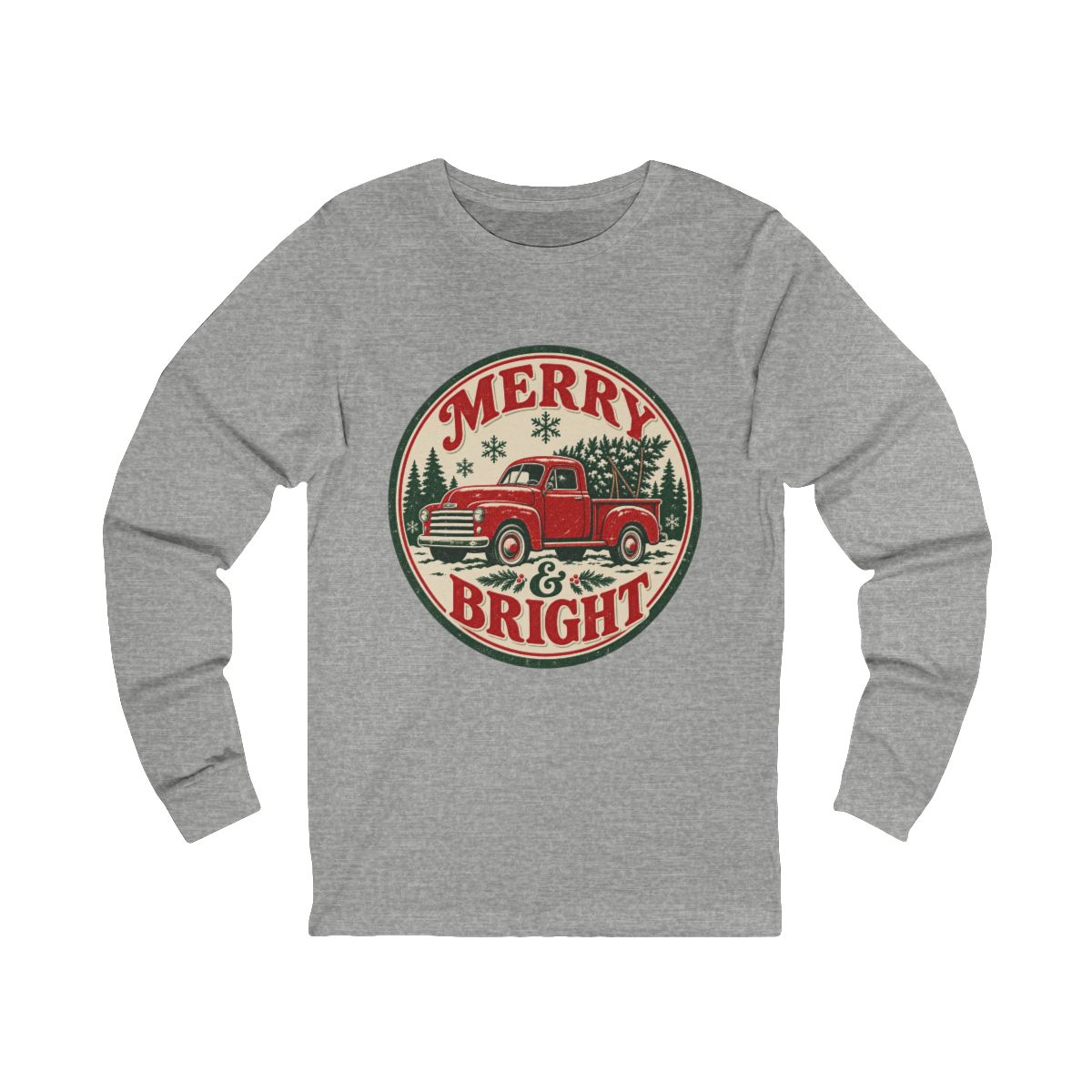 Merry & Bright Long Sleeve Tee