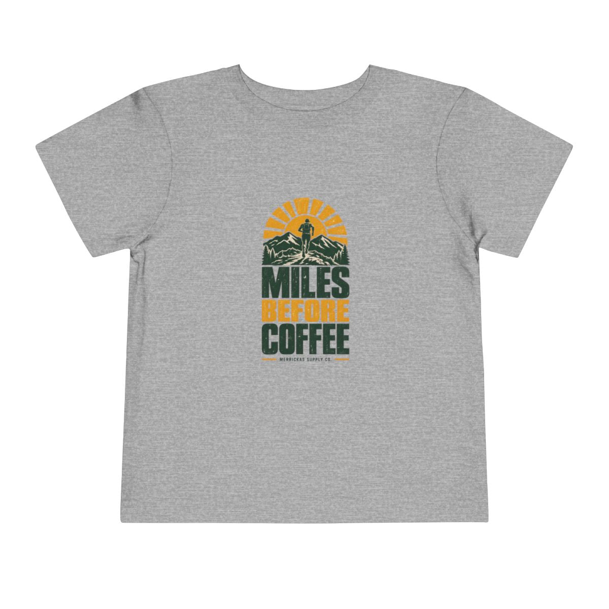 Miles Before Coffee Toddler Tee