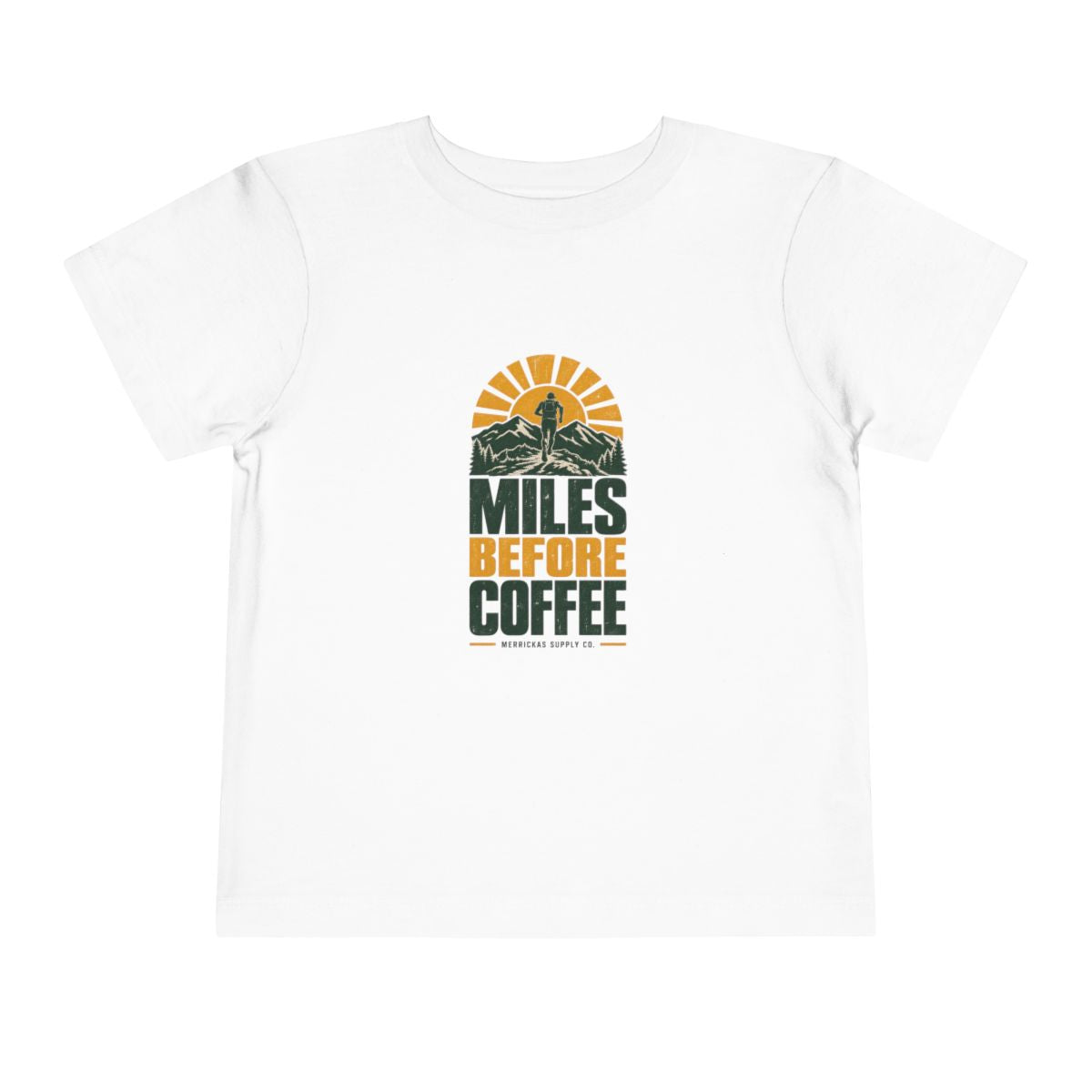 Miles Before Coffee Toddler Tee