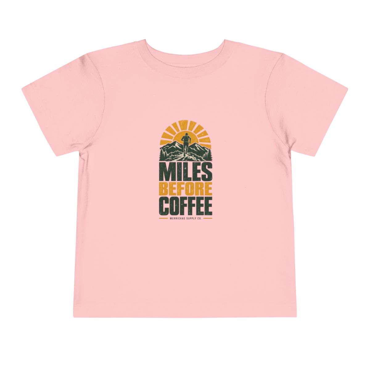 Miles Before Coffee Toddler Tee