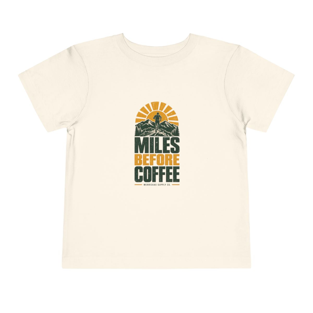 Miles Before Coffee Toddler Tee