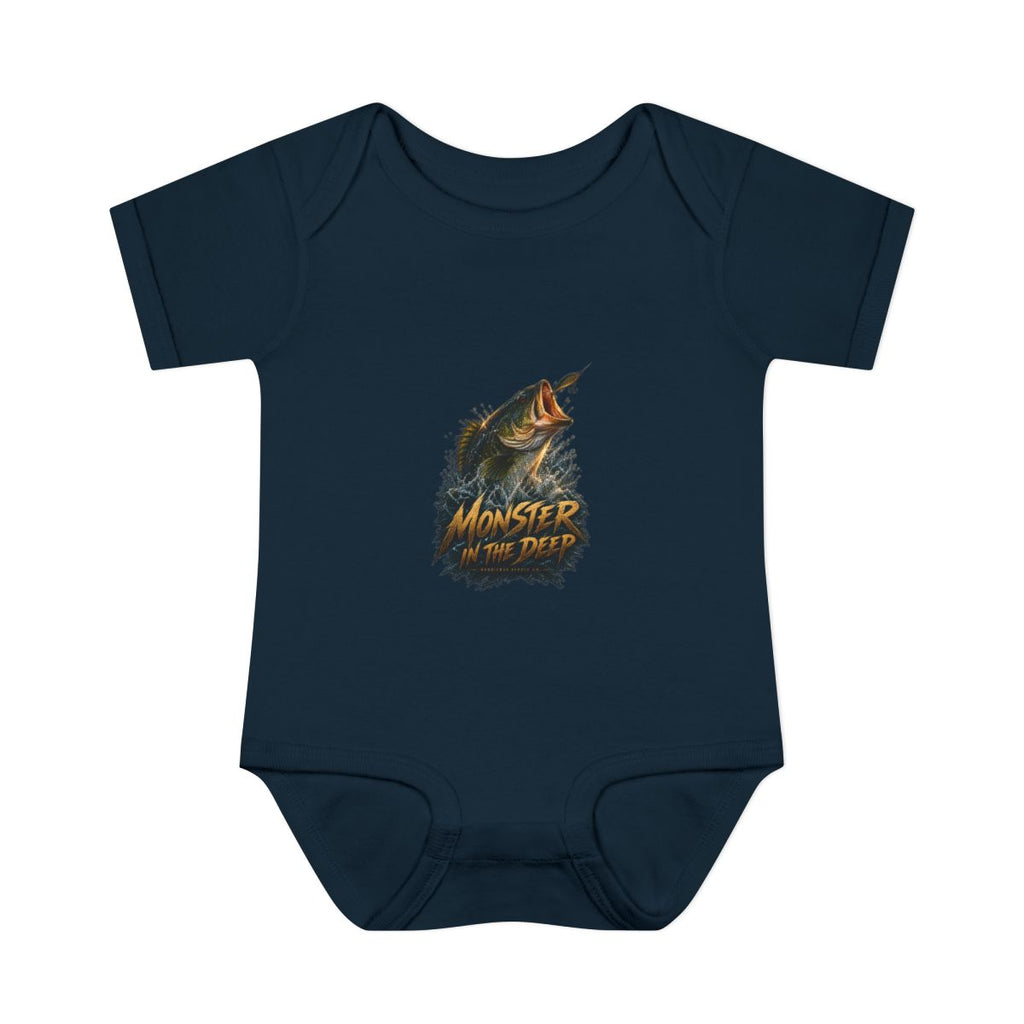 Monster In The Deep Baby Onesie