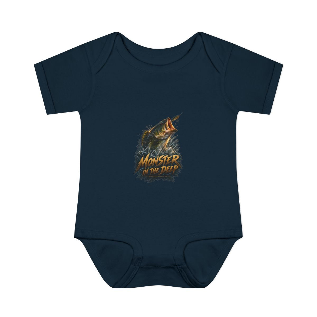 Monster In The Deep Baby Onesie