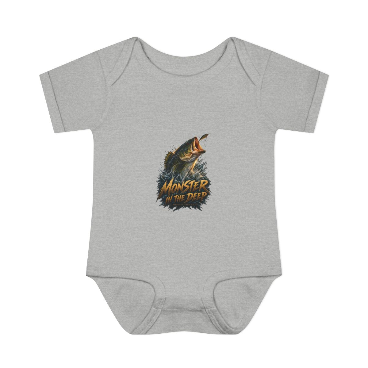 Monster In The Deep Baby Onesie