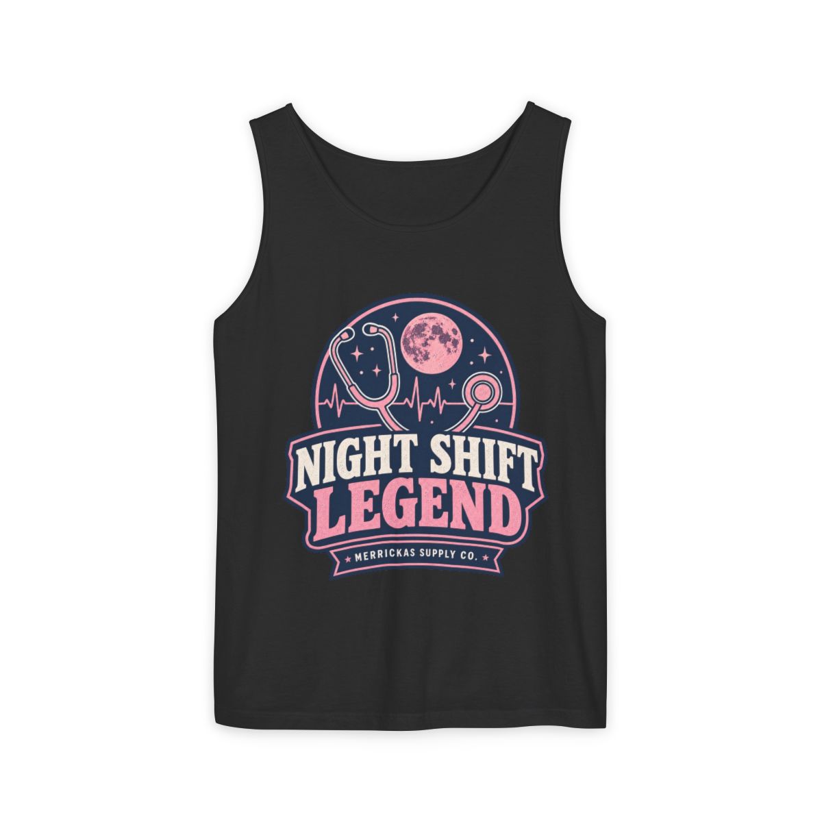 Night Shift Legend Garment-Dyed Tank
