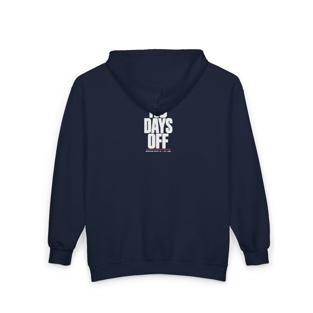 No Days Off Zip Hoodie