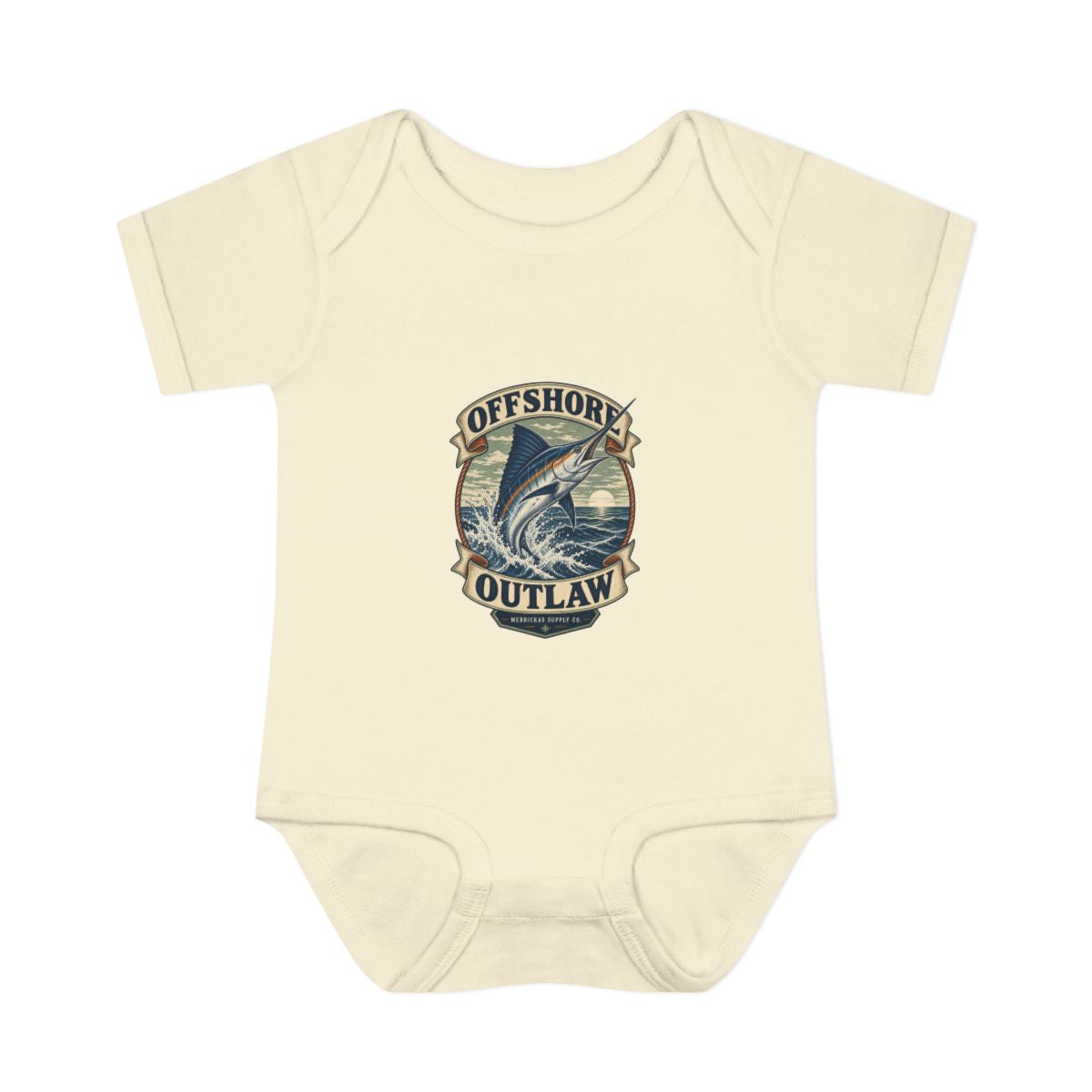 Offshore Outlaw Baby Onesie