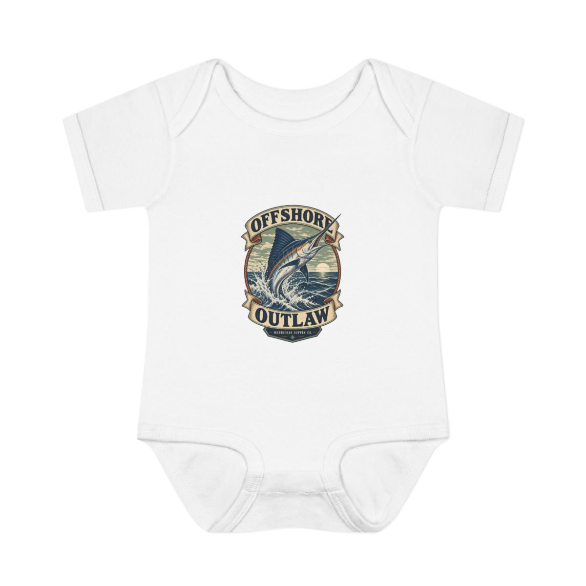 Offshore Outlaw Baby Onesie