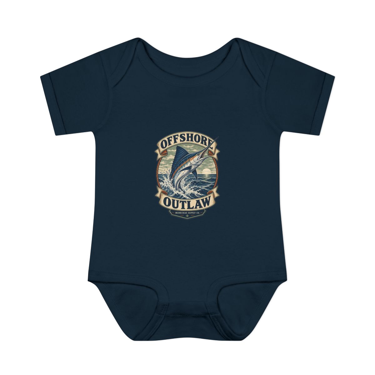 Offshore Outlaw Baby Onesie