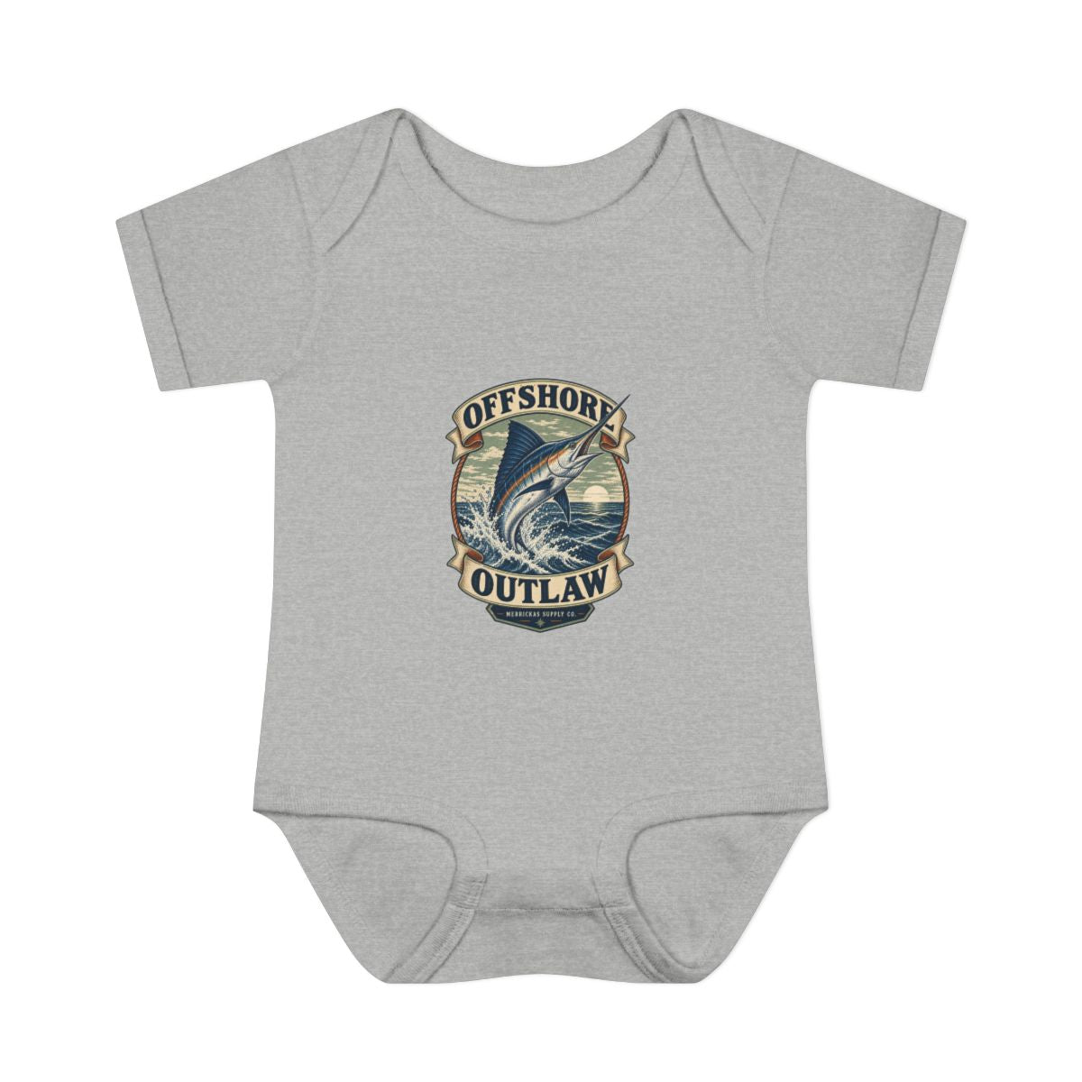 Offshore Outlaw Baby Onesie
