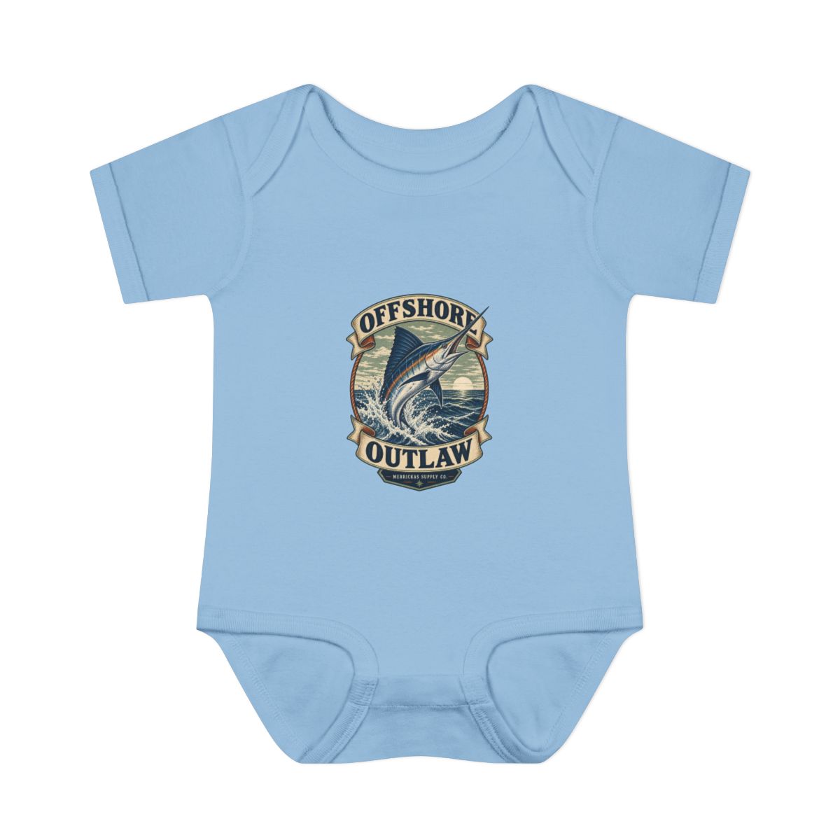 Offshore Outlaw Baby Onesie