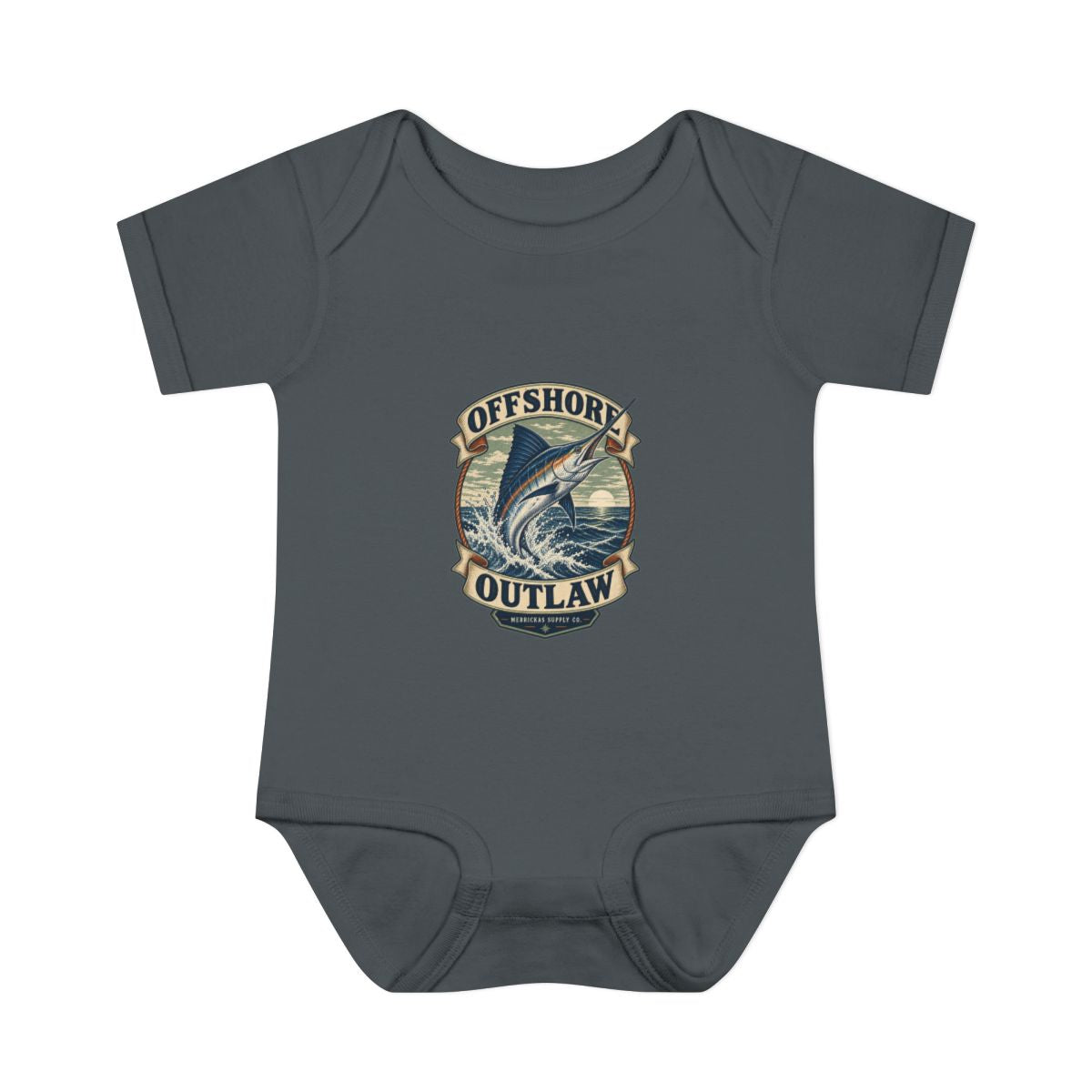 Offshore Outlaw Baby Onesie