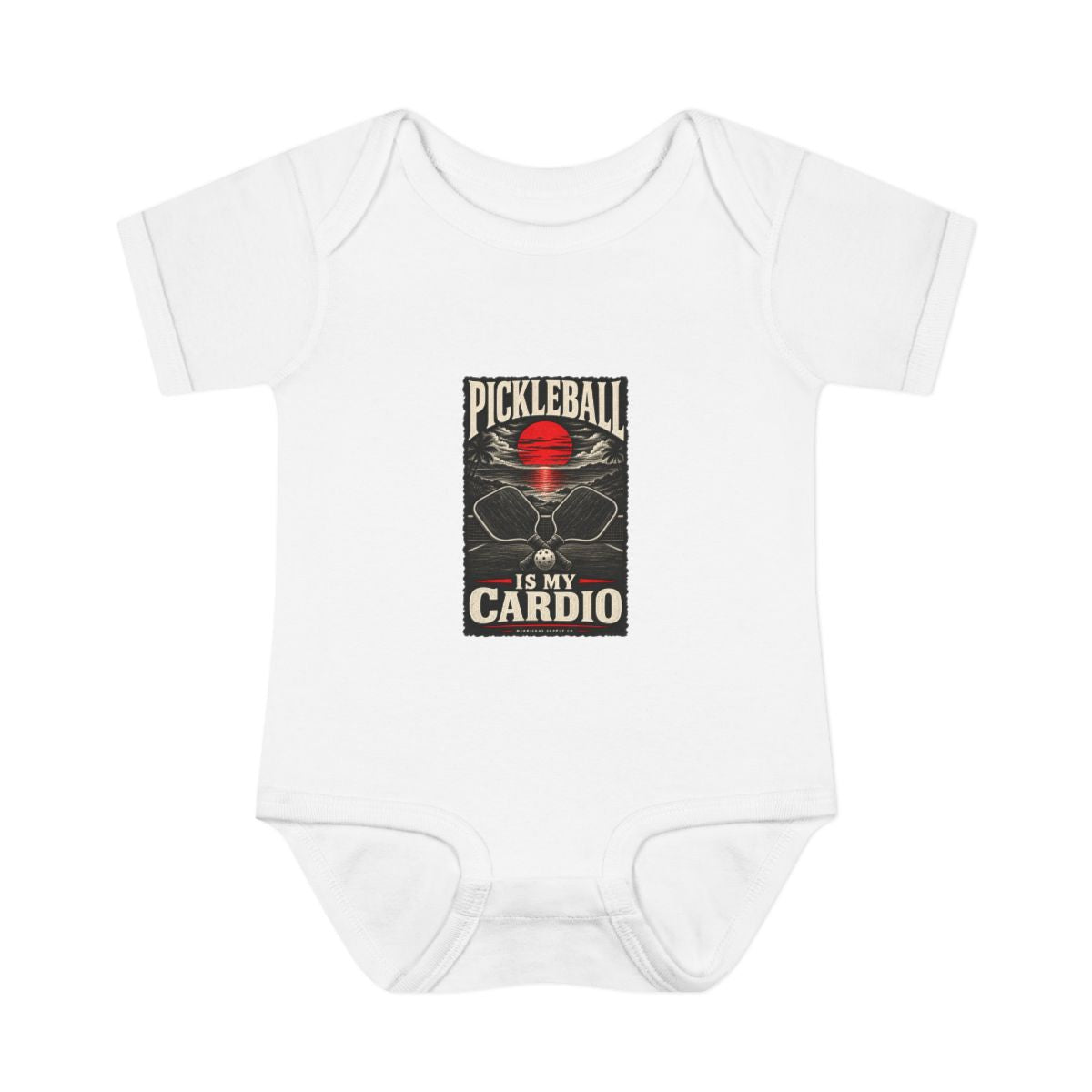 Pickleball Is My Cardio Baby Onesie