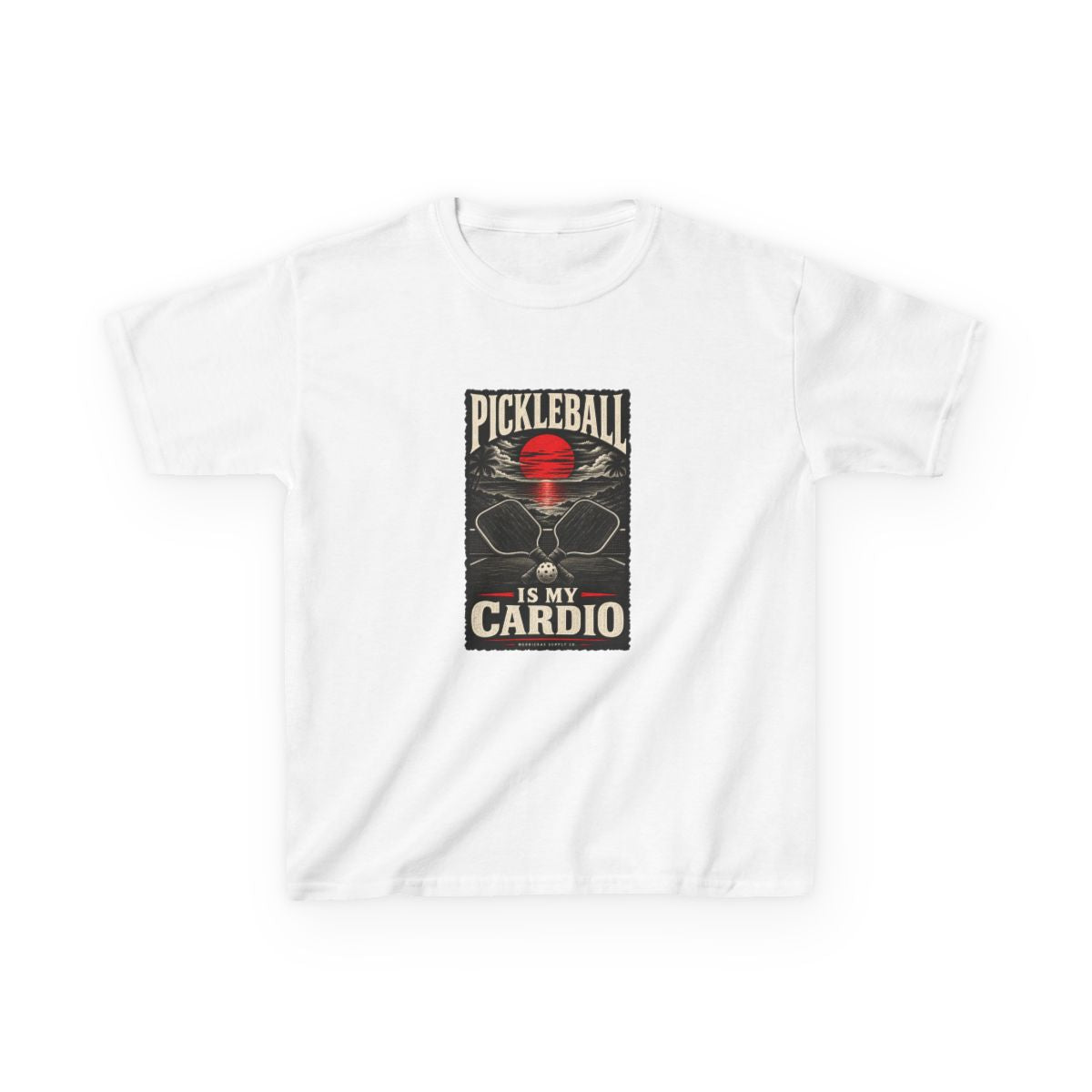 Pickleball Is My Cardio Kids Tee