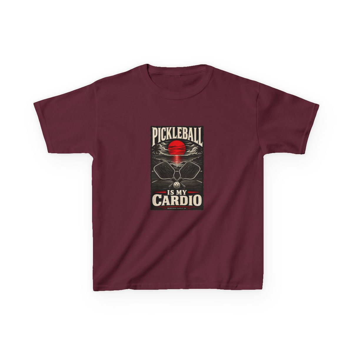 Pickleball Is My Cardio Kids Tee