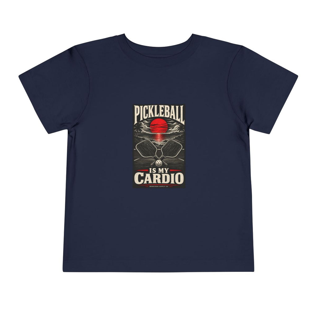 Pickleball Is My Cardio Toddler Tee
