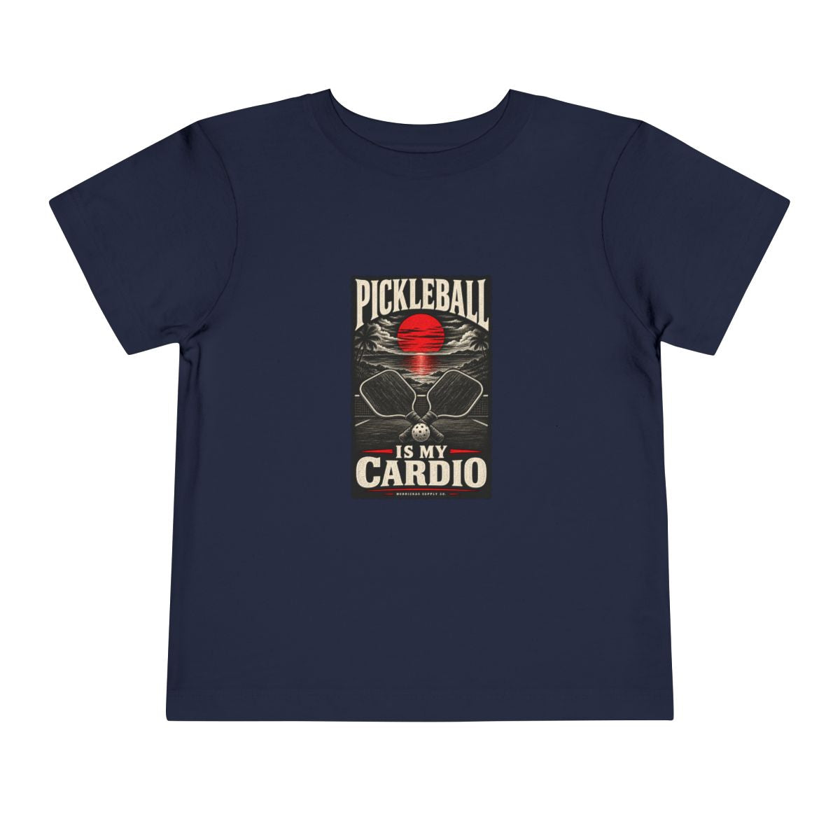 Pickleball Is My Cardio Toddler Tee