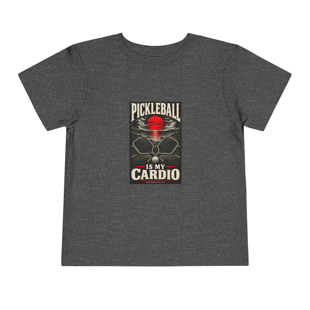 Pickleball Is My Cardio Toddler Tee