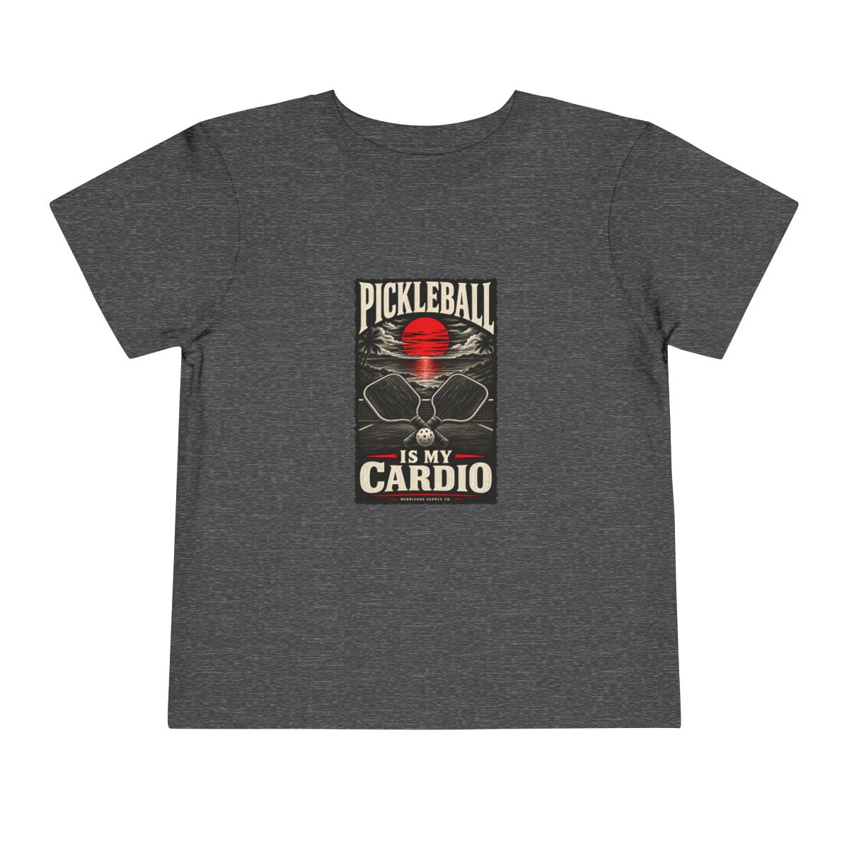 Pickleball Is My Cardio Toddler Tee