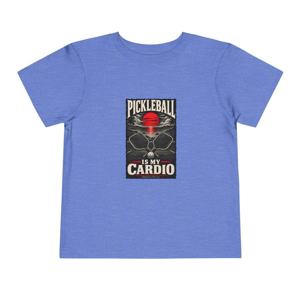 Pickleball Is My Cardio Toddler Tee