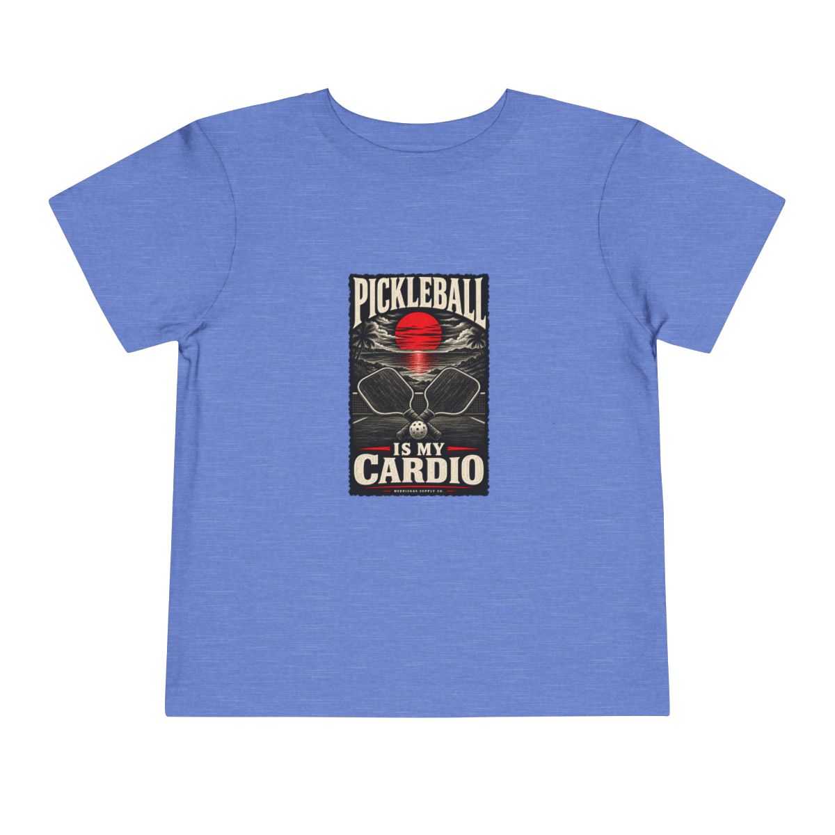 Pickleball Is My Cardio Toddler Tee