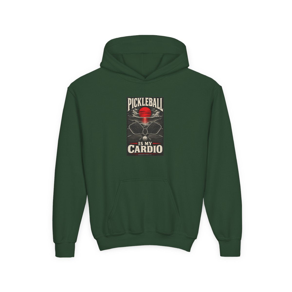 Pickleball Is My Cardio Youth Hoodie