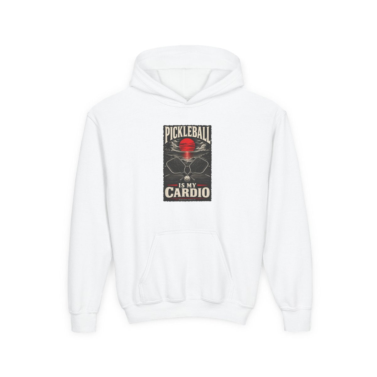Pickleball Is My Cardio Youth Hoodie