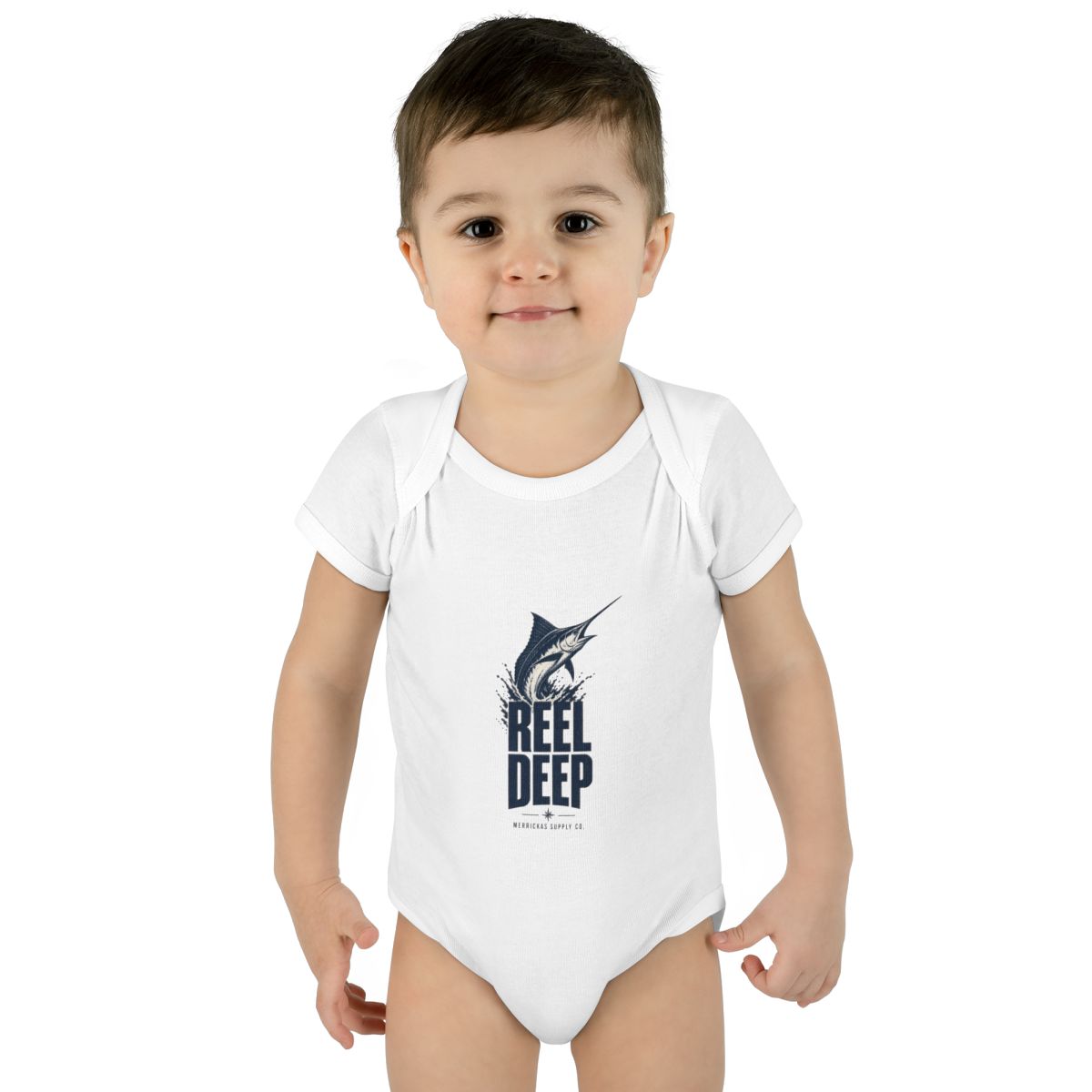 Reel Deep Baby Onesie