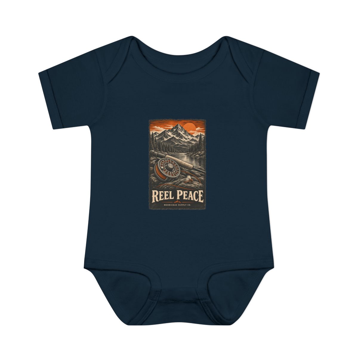 Reel Peace Baby Onesie