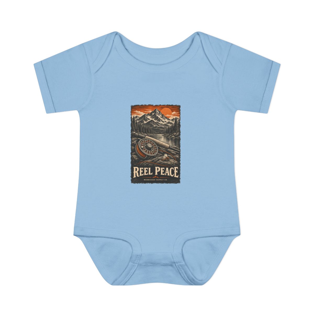 Reel Peace Baby Onesie