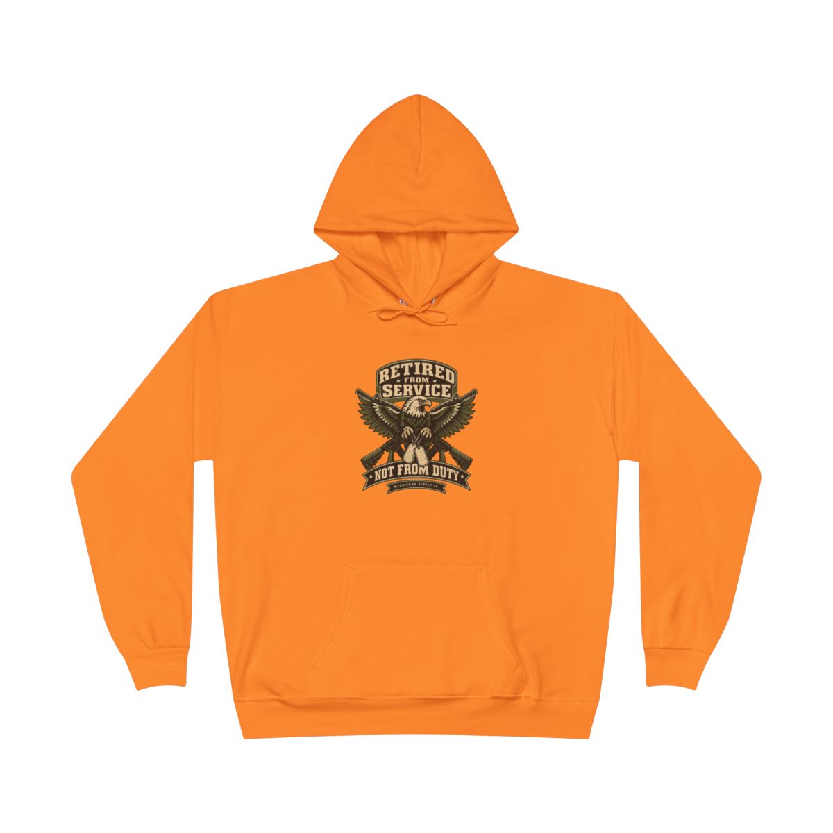 Retired From Service Not From Duty Hoodie