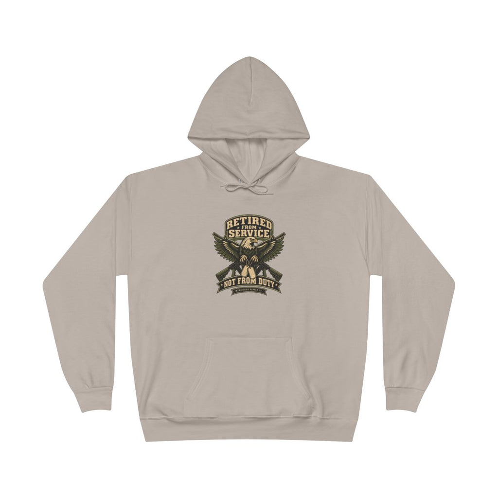 Retired From Service Not From Duty Hoodie