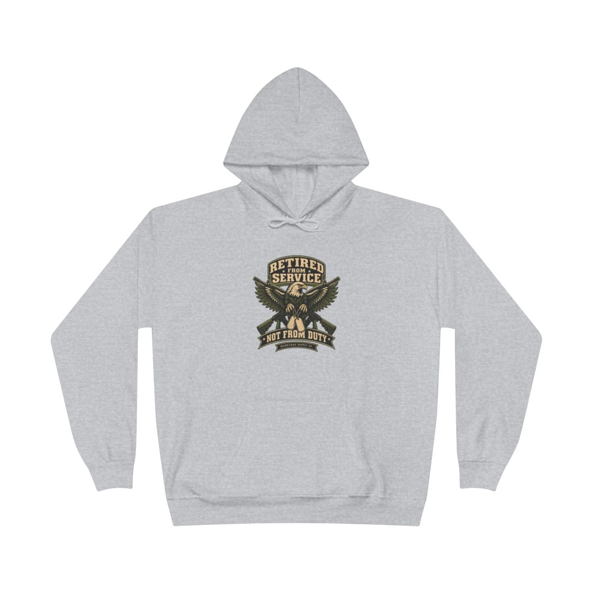Retired From Service Not From Duty Hoodie