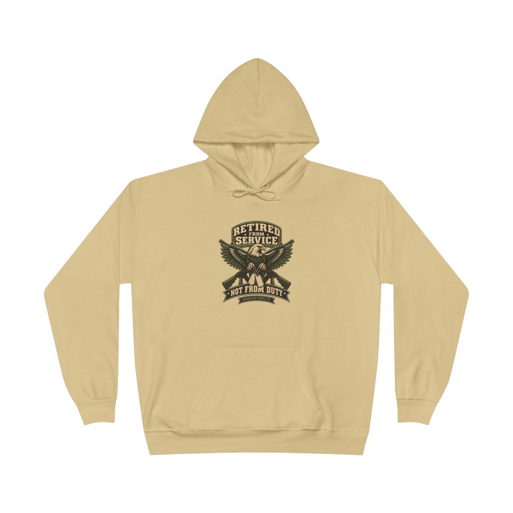 Retired From Service Not From Duty Hoodie