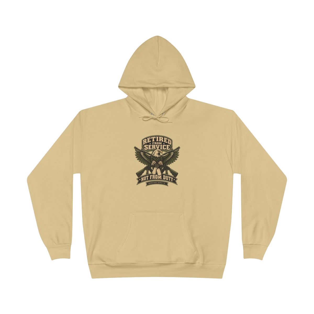Retired From Service Not From Duty Hoodie