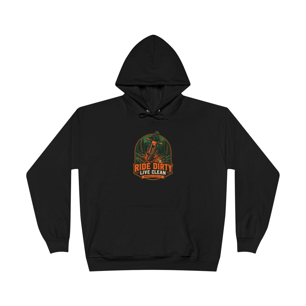 Ride Dirty Live Clean Blackout Hoodie