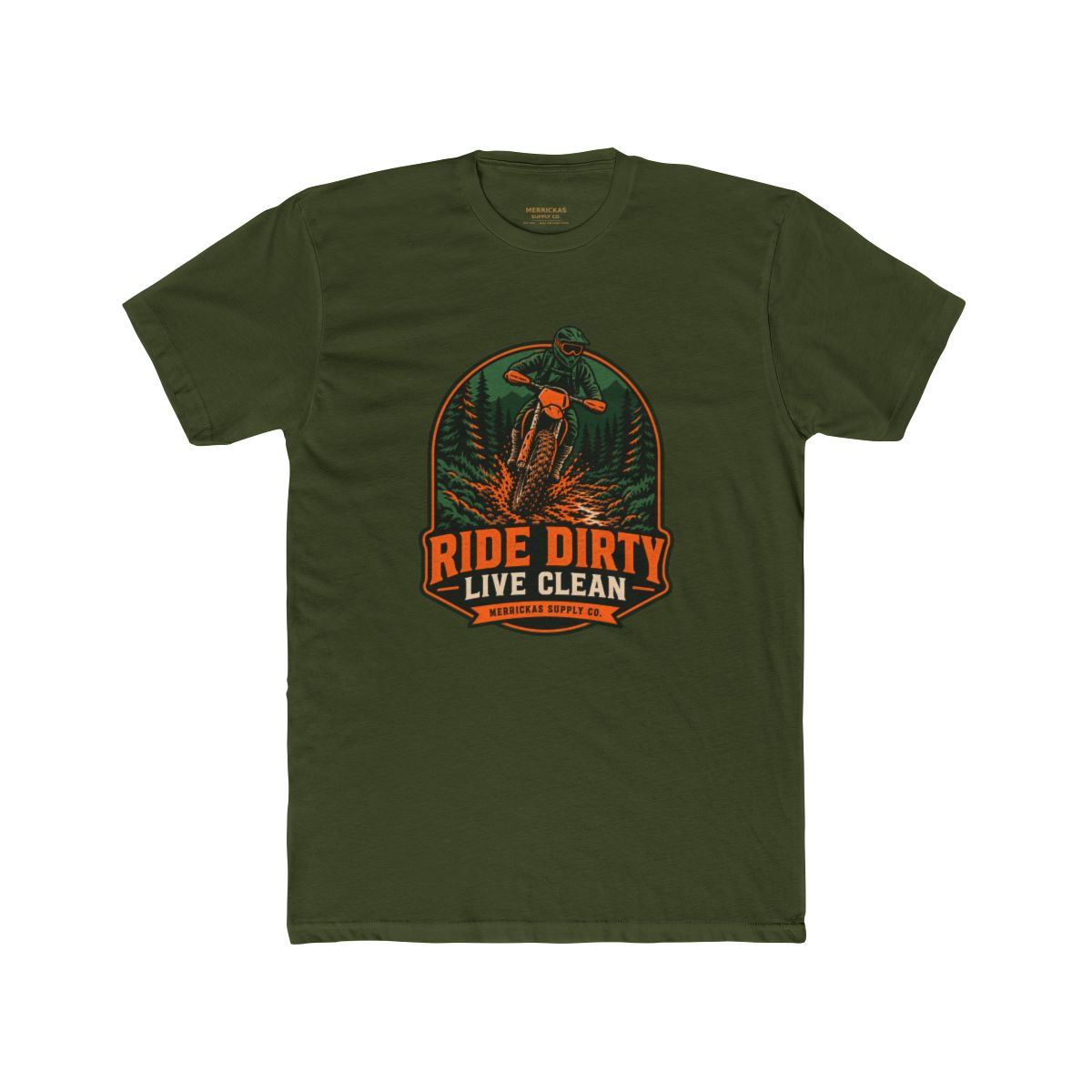 Ride Dirty Live Clean Blackout Tee